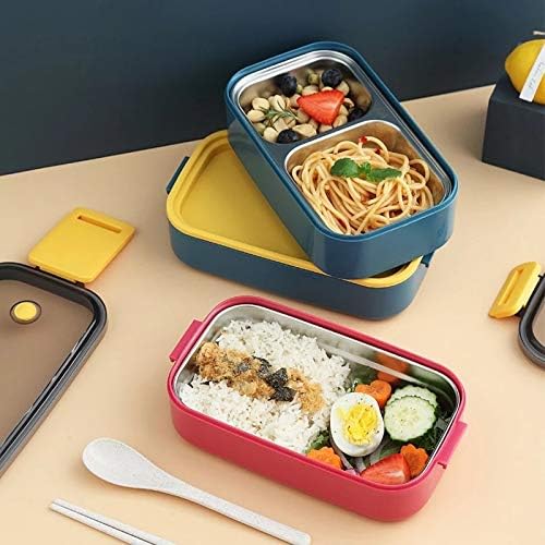КУЈУКС Нерѓосувачки Челик Симпатичен Ручек За Кутии За Складирање Контејнери За Храна Материјал Од Пченица Слама Отпорен На Истекување Јапонски