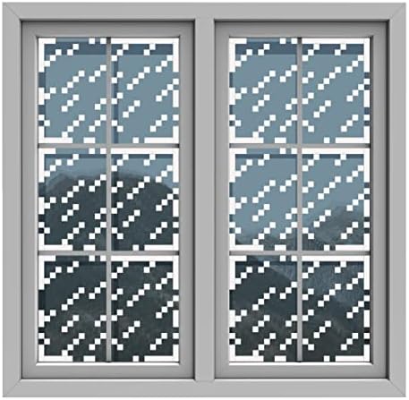 HK Studio Pixel Art Art Rainy Windows налепници за декорации за студентски дом, декор за тинејџерски простории - постери за