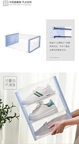 Xinghaikuajing Едноставна транспарентна пластична фиока кутија за чевли за чевли дома ДОМОНСКИ КАБОЛНИК ЗА КОЛЕБИ ЗА КОЛЕКС КОЛЕДНИК