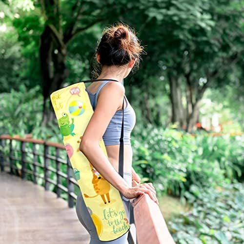 Зоолошка градина Панда Октопод Јога Мат носач торба со лента за рамо од јога мат торба торба за торба со плажа