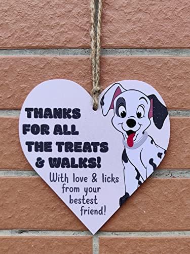 Carispibet Ви благодариме за сите третмани и прошетки! Домашен декоративен знак за loversубители на кучиња куќа декор wallидна уметност