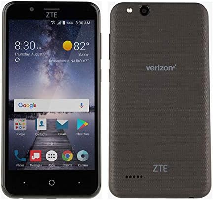 ZTE VZW-Z839PP Blade Vantage 5 16 GB 1.1GHz 2 GB припејд LTE Verizon паметен телефон, црн, носач заклучен на веризон припејд