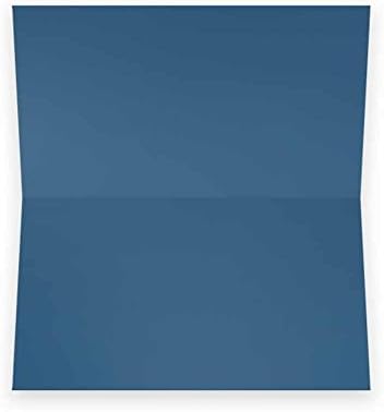 Картички за сини места - рамен или шатор - 10 или 50 пакувања - бел празен фронт со цврста граница во боја - табела за поставување