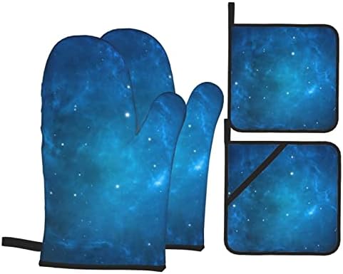 Сино ryвездено небо галаксија отпорна на топлина митници и држачи за тенџере