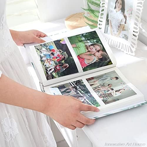 Дубао 4Д голем албум со фото -фото -фото -кутија 100 листови хартија за бебиња за семејни албуми за книги за свадби на венчавки Фото DIY