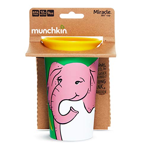 Munchkin® Miracle® 360 Wildlove Sippy Куп, 9 Мл, Слон
