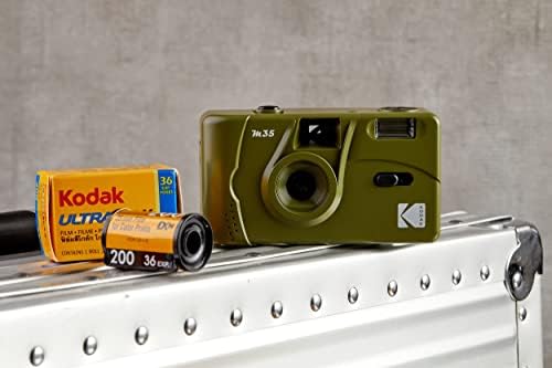 Кодак М35 35мм Филмска Камера, Еднократно, Без Фокус, Лесен за употреба, Вграден Блиц И Компатибилен Со Негативна Боја од 35мм Или Б &