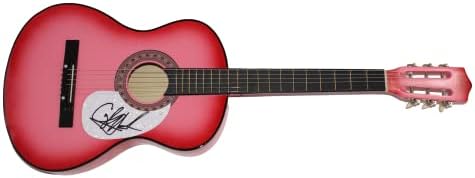 Кејли Хамак потпиша автограм со целосна големина розова акустична гитара w/Jamesејмс Спенс автентикација JSA COA - Суперerstвезда во земјата - Ако не беше за вас