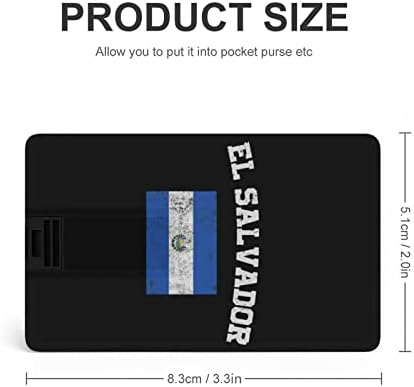 Ел Салвадор Знаме КРЕДИТНА Картичка USB Флеш Персоналните Меморија Стап Клуч За Складирање Диск 64G