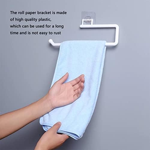 Држач за хартиена крпа, држач за хартија за закачалки на ткиво, монтиран за складирање на пешкири за кујнски бања кука кука бар кабинет партал
