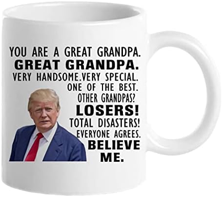 Кригла Доналд Трамп, вие сте навистина дедо - Божиќни подароци за роденден за дедо од внука, внук - идеи за подароци за роденден за дедо