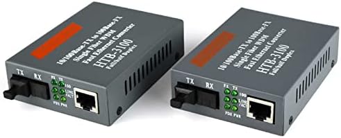 Csyanxing 2 * 10/100Mbps Ethernet во конвертор на оптички оптички медиуми со единечен режим Fiber RJ45 пристаништа SC Port 25km