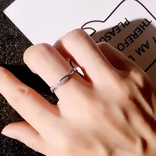 2023 Ново за мојот најдобар пријател прстен прилагодлив прстен ветувачки прстен за прстен роденденски подарок моден прстен електронски