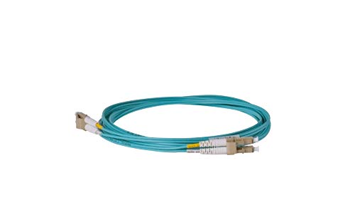 SpeedyFibertx - 6 -пакет 2 метар мултимод 40g 100g 100g OM4 50/125 кабел за лепенка, дуплекс LC до LC, тенок кабел за кабел за Aqua Riser Ofnnr