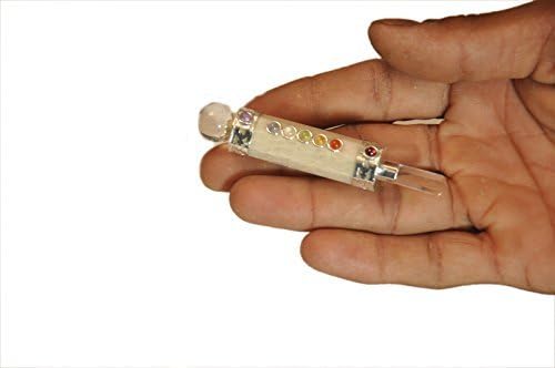 Moonstone Mini Chakra Stick 3-3,5 инчи приближно. Меѓународно лекување на меѓународно лекување духовна божествена индиска кристална