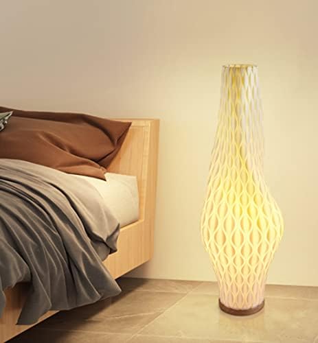 SMLJLQ дневна соба агол подот ламба модна уметност амбиентална смисла 3Д печатење декоративна ламба соба за спални простории за спална