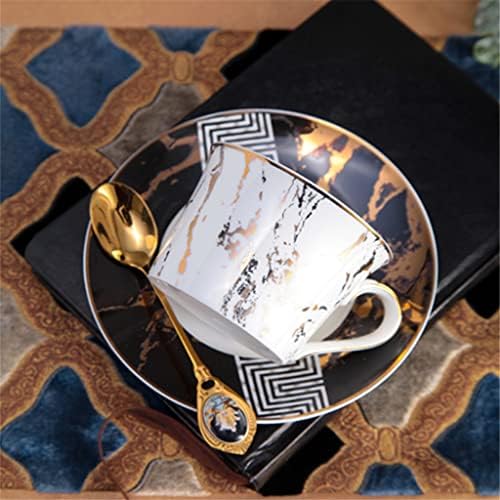 Xiulaiq златен текстуриран чај постави кафе чаша и чинија постави чај чаша чаша чајник чајник домаќинство