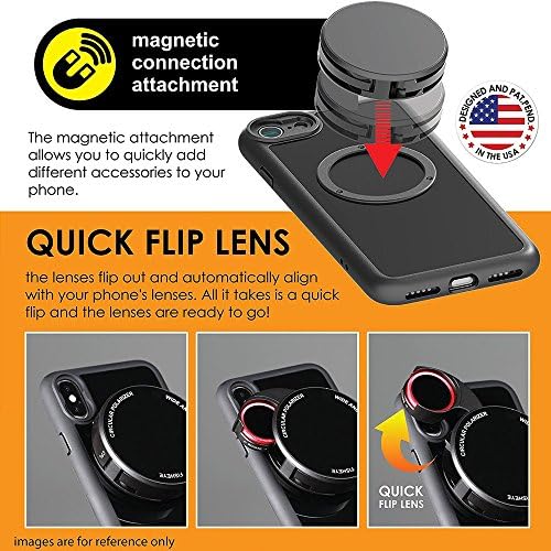 Комплет за леќи за камера на iPhone X со леќи Fisheye 0,45x супер широк агол леќи CPL леќи
