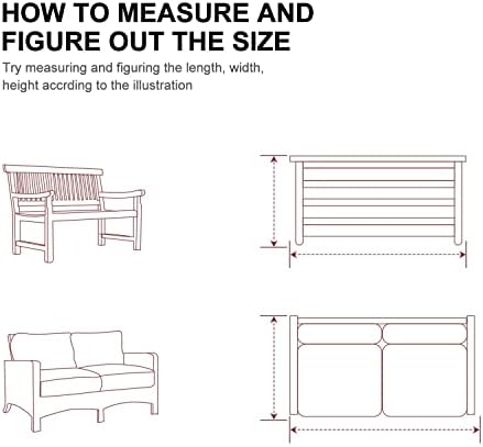 【Надграден】 Тешки 600D мебел за мебел за мебел за мебел, софа, U-Comso 2-седиште со мебел на отворено, водоотпорен за водоотпорен