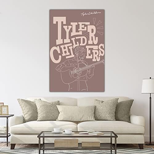 R-Timer Tyler Childers Постер музички постер ретро постер украси слики албум насловна постер плака за wallидови по постер за простории за соби во соба за простории декории