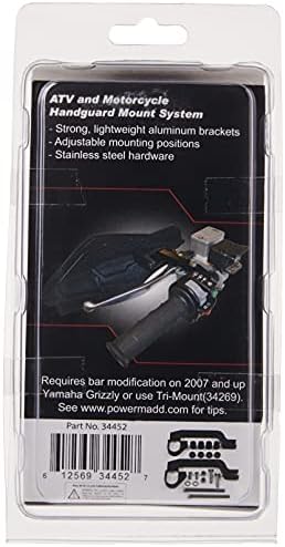 PowerMadd 34452 Black Sentinel Handguard ATV/MX Mount Kit