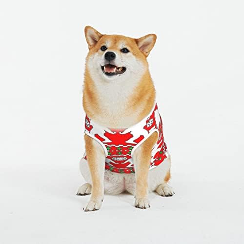 Памучни кошули со миленичиња смешно-бигф-оат-бонли-Божиќ костуми кучиња кучиња мачки пижами меки кучиња