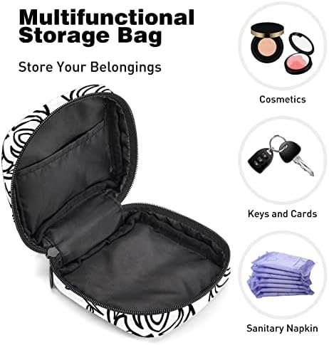 Оријукан санитарна торба за складирање на салфетка, менструална чаша торбичка преносна санитарна салфетка влошки за чување торбички