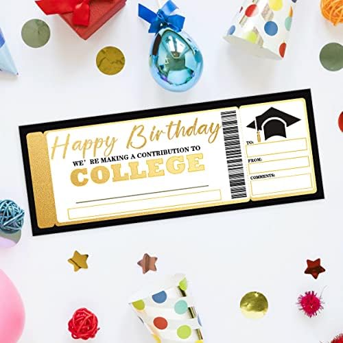 GGJGRPX колеџ Фонд за заштеда на фонд Подарок сертификат, специјална картичка за подароци за роденден, донации за придонес за дипломирање, значаен