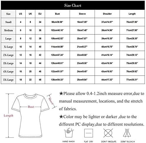 Trebin Women'sенски V-вратче копче за печатење Цвет со кратки ракави за кратки ракави на врвот на маицата