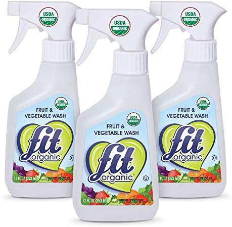 Fit Organic: Производство на чистач за миење, овошје и зеленчук, сите природни инсектициди и восок од отстранувач-12 мл пакет од 3