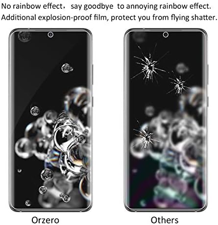 Орзеро Компатибилен За Samsung Galaxy S20 Ултра Мек Заштитник На Екранот TPU , Заштитник На Екранот Со Врвен Квалитет Од Раб До Раб, Против