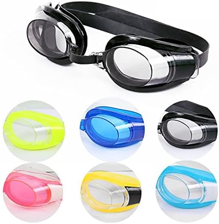 PMUYBHF Очила За Пливање 4 Пакет, Очила За Пливање Во Базен Водоотпорни Силиконски Очила Преносни HD Очила За Пливање За Возрасни