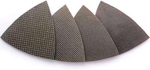 Домаќински триаголни подлошки за полирање на дијаманти дијамантски триаголни влошки за пескарење за камен мермер бетон керамика