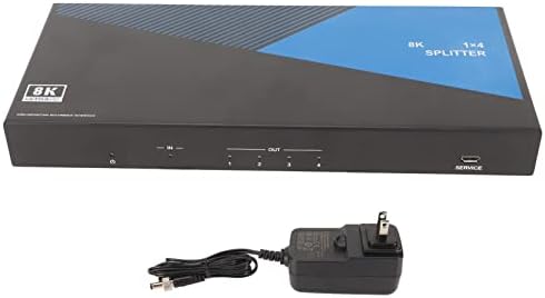 HD мултимедијален интерфејс Видео сплитер, Multiformat 40Gbps 8K 60Hz US Plug 100-240V AV дистрибутер за проектор