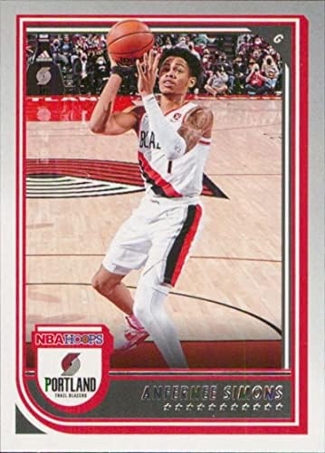 2022-23 Panini NBA Hoops 210 Anfernee Simons NM-MT Portland Trail Blazers Basketball Trading Card NBA
