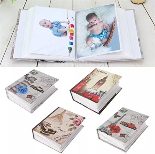 XBWEI 100 слики со џебови со фото албум интерстицијални фотографии за книги