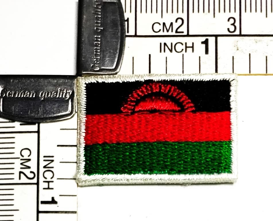 Кленплус 3 парчиња. 0. 6Х1, 1 ИНЧ. Мини Малави Знаме Лепенка Тактички Апликации За Воено Знаме Закрпи За Јакни Налепници За Облека
