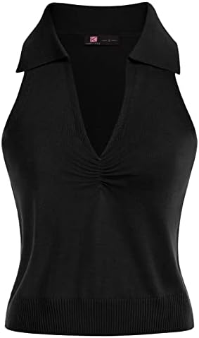 Кенси Колен женски без ракави голф Поло кошули UPF 50+ лесни тенок атлетски резервоар врвови исечени со Ruch S-XXL