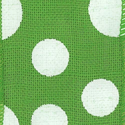 Бервик Офрај, зелена, 4 широка занаетчиска точка со лента со лента, 10 јарди
