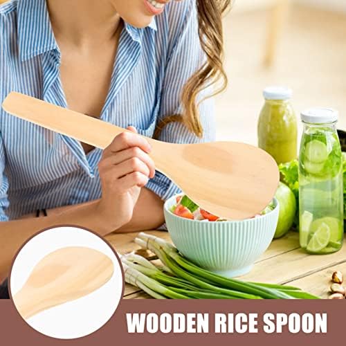 Луксузен суши бамбус прибор за јадење дрвена ориз шпатула кујна ориз лопатка ориз лажица кујна лажици за готвење ориз ориз што