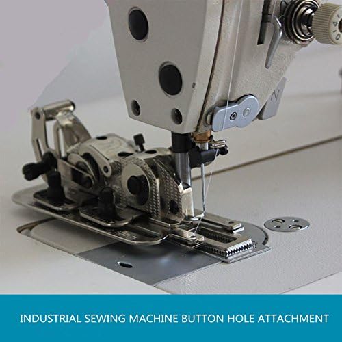 Индустриска машина за машина за шиење, додаток на копчето за дупка, работи на брат, ukуки + повеќе