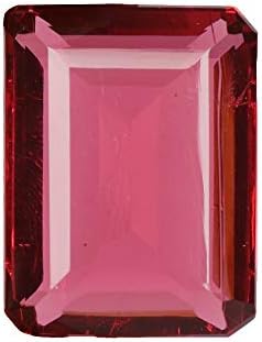 РЕАЛ-СКАПОЦЕНИ камења 97.10 Кт Розова Турмалин Смарагд Во Облик На Лекување Кристал