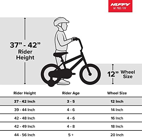 Велосипед на момче на Хафи, со големина од 12, 16, 20 инчи за деца на возраст од 3 до 9 години