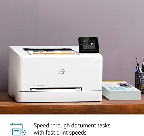 HP Color Laserjet Pro M255DW безжичен ласерски печатач со една функција, само бело - само печатење - 250 -лист, 22 ppm, 600x600 dpi,