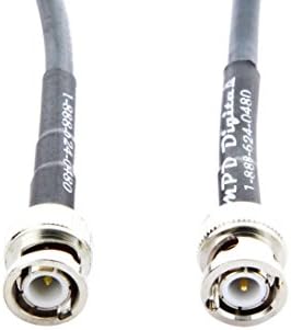 MPD Digital RG8X-BNC-Antenna-Cable-100FT RG-8x Milspec Mini-8 Coax со BNC машки до машки конектори на BNC на Jumpers RG8X, линии на антени и кабли