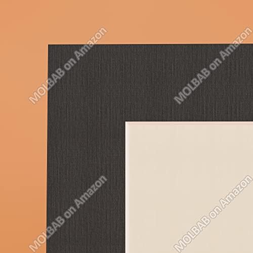 А4 црна хартија со слика за слика со рамка со табла со фото рамка 4 парчиња од секој пакет