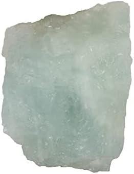 GemHub 139,25 КТ природно реики заздравување грубо Аква небо Аквамарин скапоцен камен за кристална терапија, балансирање на чакра, медитација,