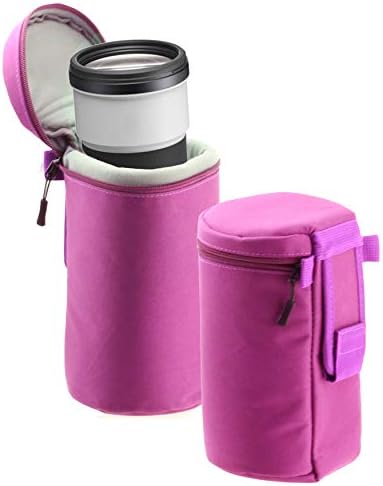 Навитех Виолетова Водоотпорна Заштитна Торбичка На Објективот На Фотоапаратот Компатибилна Со Канон еф 80-200мм ф/2,8 Л | Канон еф 70-300мм