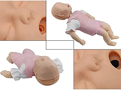 LHMYHHH новороденче прва помош CPR Manikin, симулатор за инфаркт за новороденчиња, целосна обука за обука за прва помош CPR