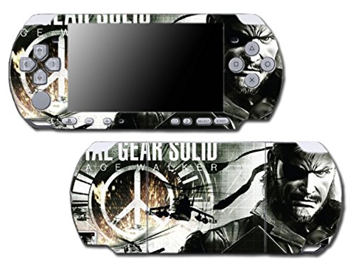 Metal Gear Solid Mear Walker Mgs Big Boss Solid Snake Video Game Videy Game Vinyl Decal Sking налепница за покритие за Sony PSP PlayStation